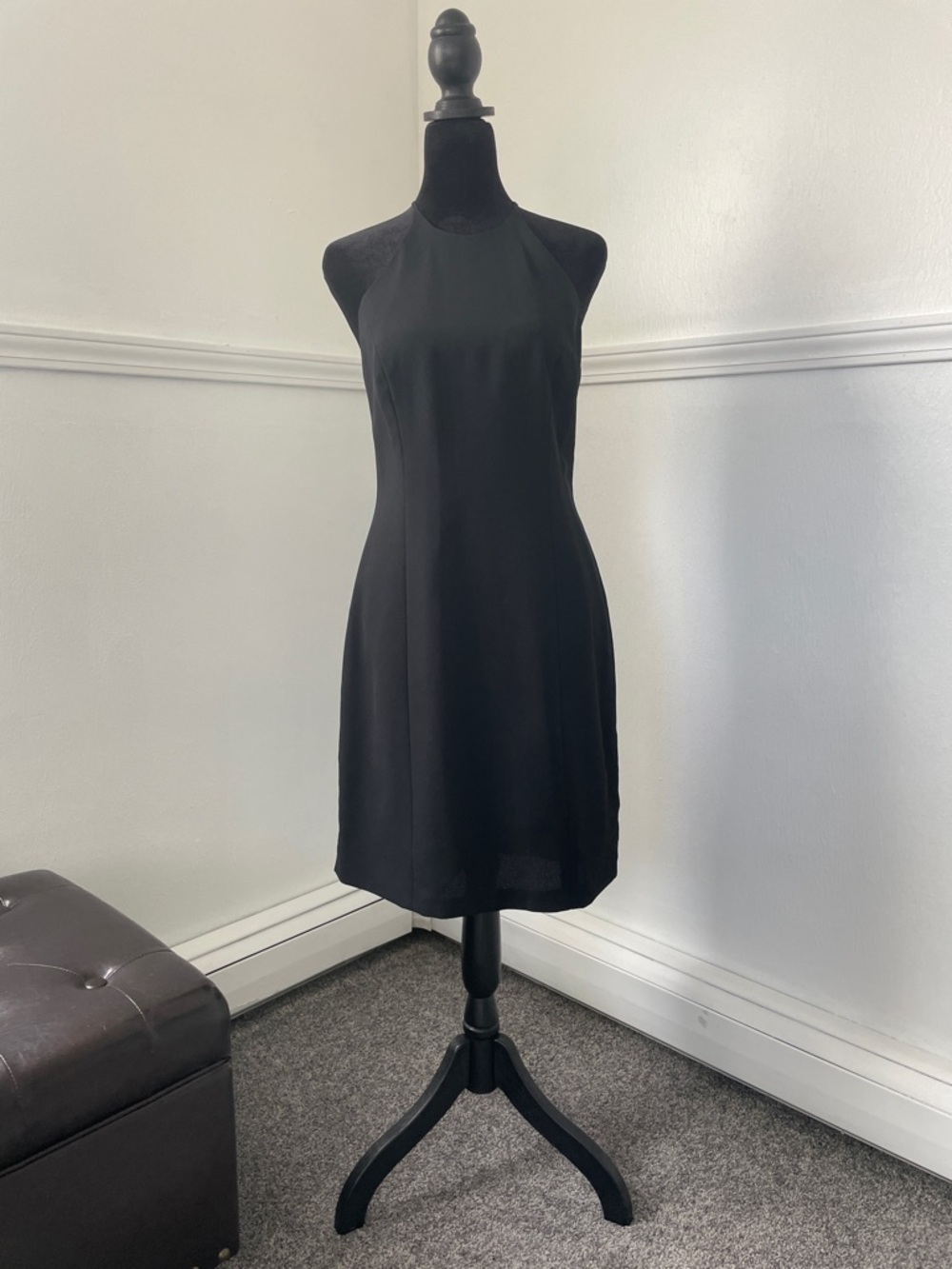 Laundry By Shelli Segal Black Halter Mini Dress